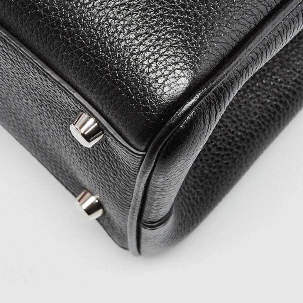 Gucci Black Grainy Leather Zumi Medium Tote Bag - Picture 4 of 12